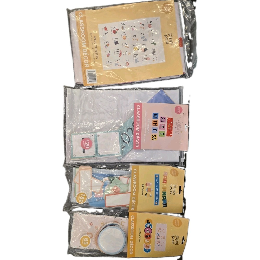 NEW Classroom Daily Schedule Pocket Chart Neutral Colors Decor